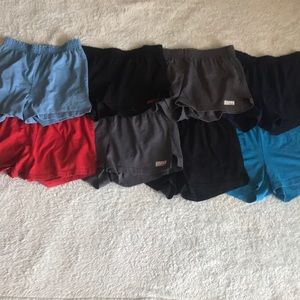 8 pack of Soffe shorts